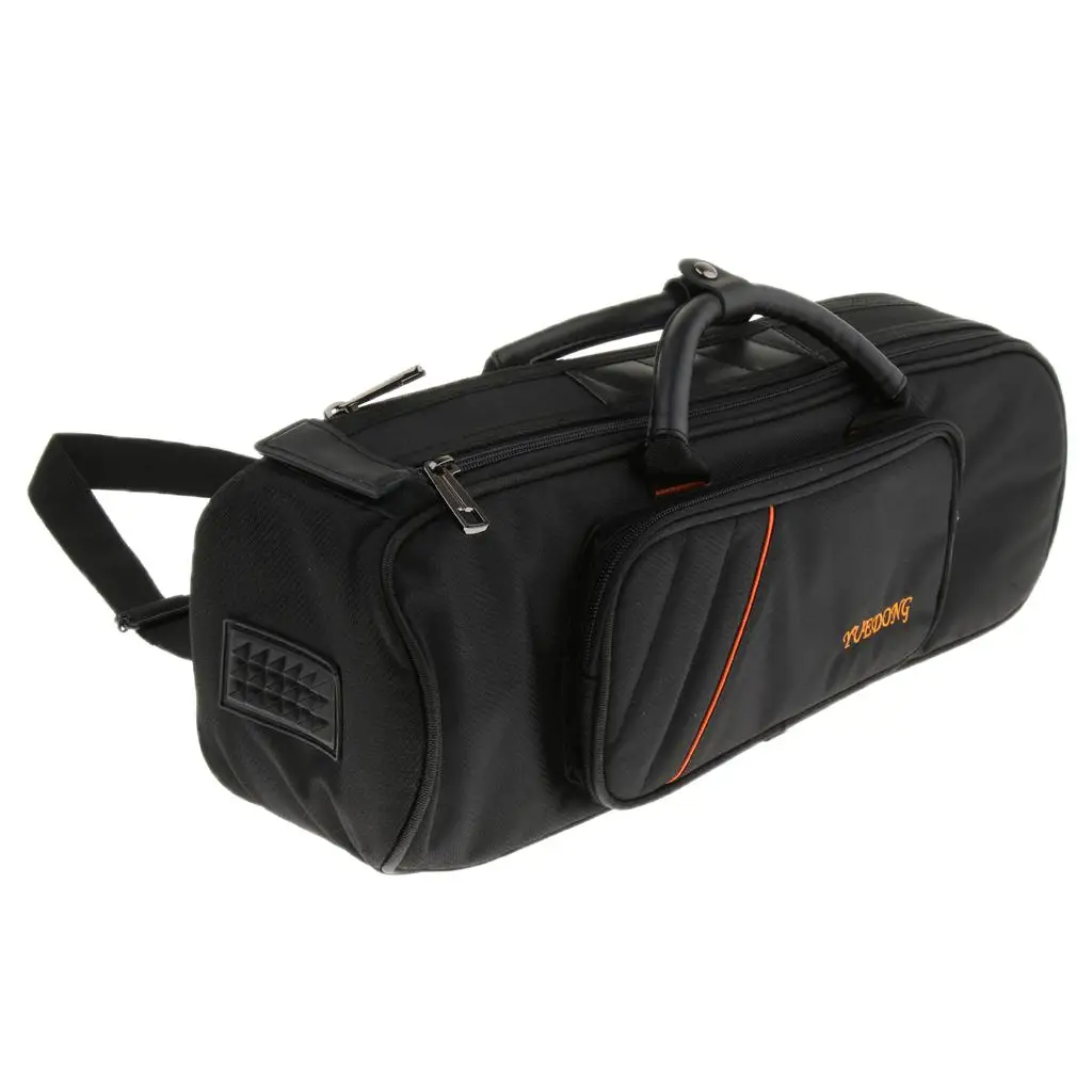 

Мягкий чехол для трубы Bb, большая сумка для хранения аксессуаров для трубы, черный