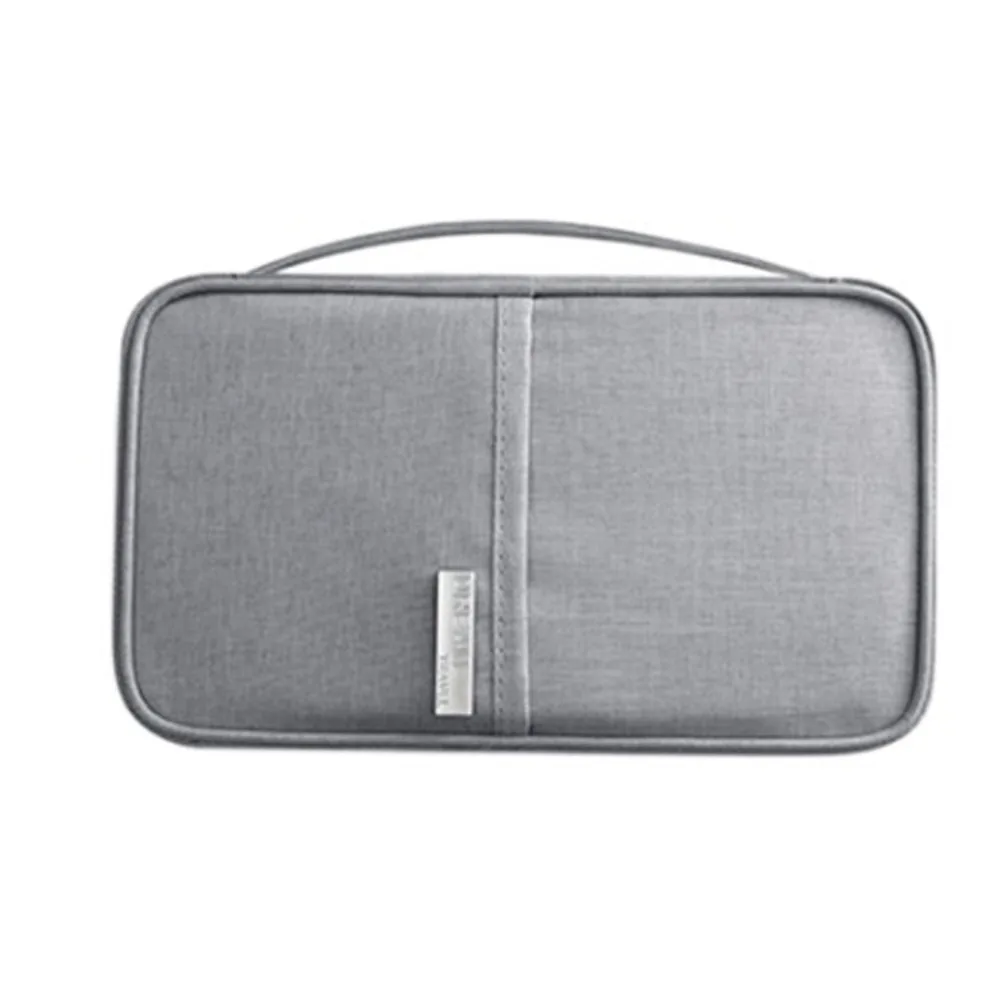 

Passport Clip Large Capacity Passport Bag Card Holder Portable Travel Wallet Multifunctional Purse Card Storage Bag Women