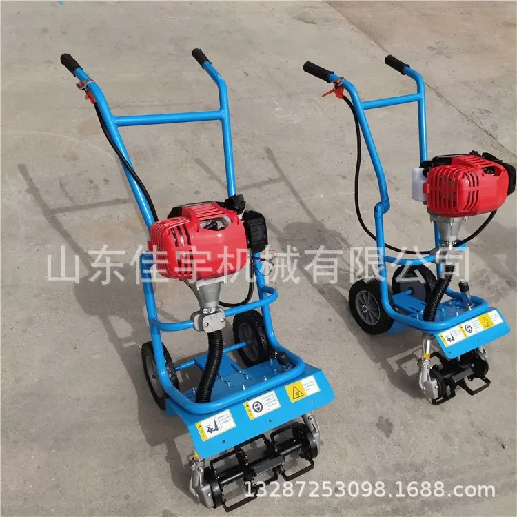 Garden micro tillage and weeding machine plow and soil loosening micro soil loosening machine