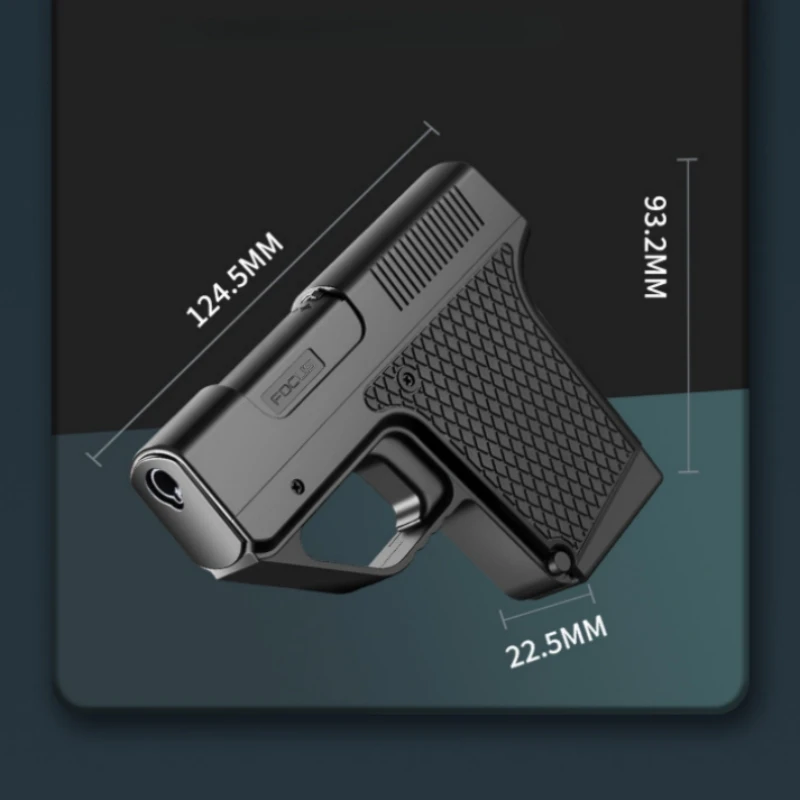 New Multifunctional Cigarette Box Gun Shaped Lighter Windproof Inflatable Universal Thick and Thin Cigarette Box Outdoor Lighter