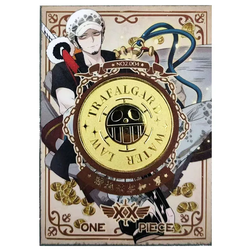 Anime ONE PIECE Rare XX RED Theatrical Ticket Stub Card Refraction Game Collectible Cards Law Toys for boys Birthday Present