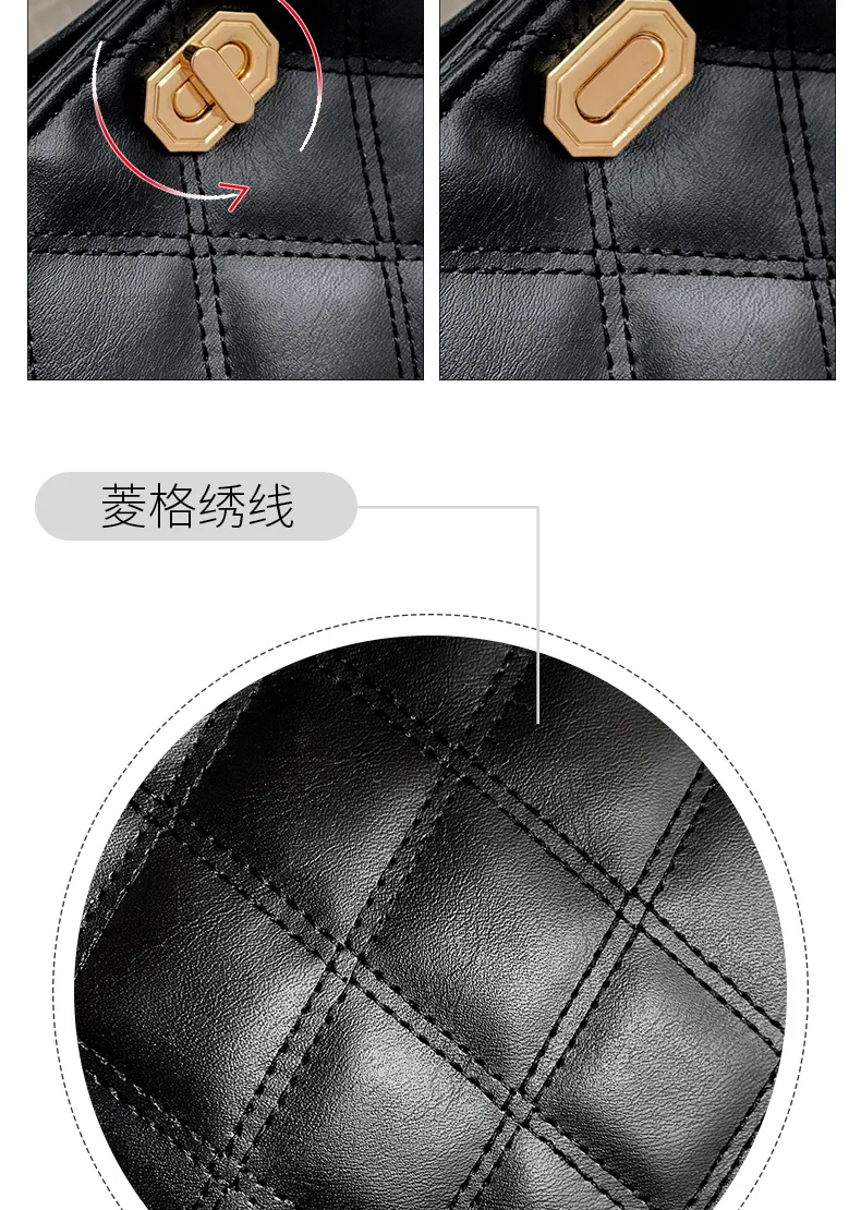 Design Handtasche Umhängetaschen für Frauen Kleine Luxus Umhängetasche Hochwertige Weiche Leder Geldbörse Neue Damen Kleine Quadratische Tasche – Detail 4