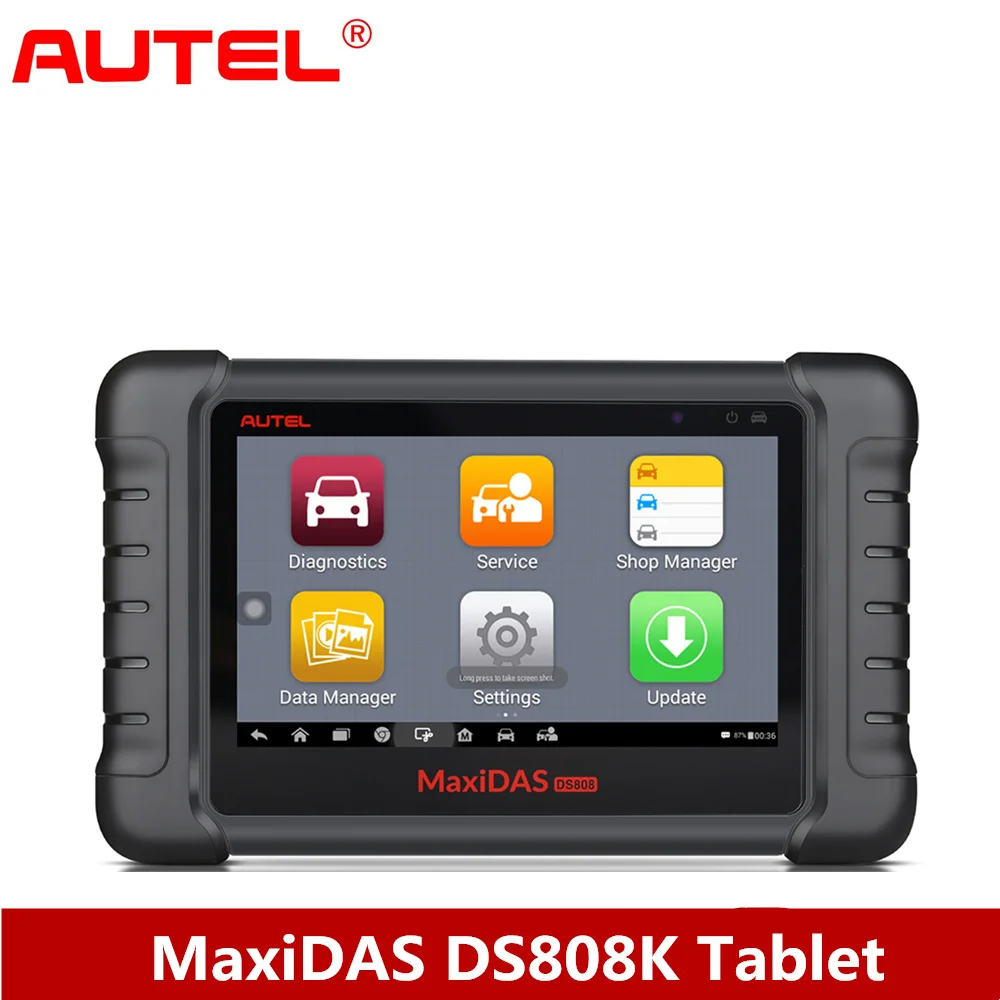 

AUTEL MaxiDAS DS808K Tablet Diagnostic Tool Full Set Support Online Update 31+ Services