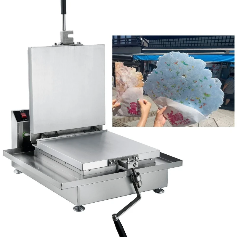 

Commercial side length 28CM small seafood fossil cake machine press octopus oracle pattern fresh shrimp squid cake machine