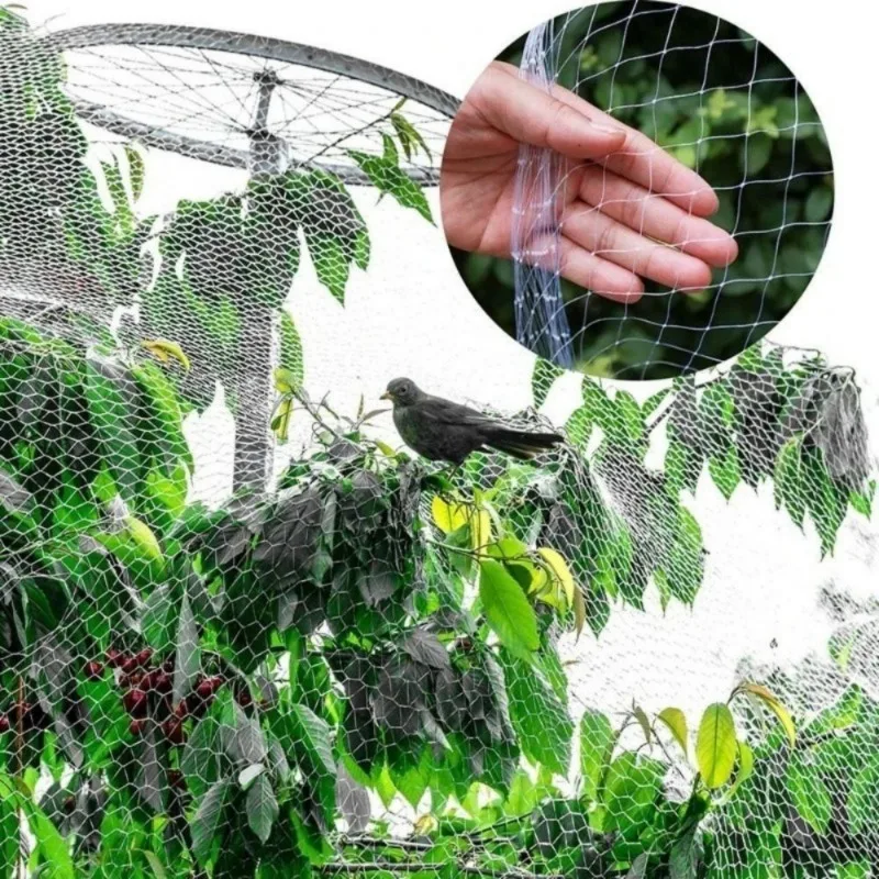 Transparentes Balkonnetz, Katzenschutz, Haustier-Schutznetz gegen Stürze, für Fenster, Balkone, Haus-/Straßentiere, Gemüse und Obst – Detail 7
