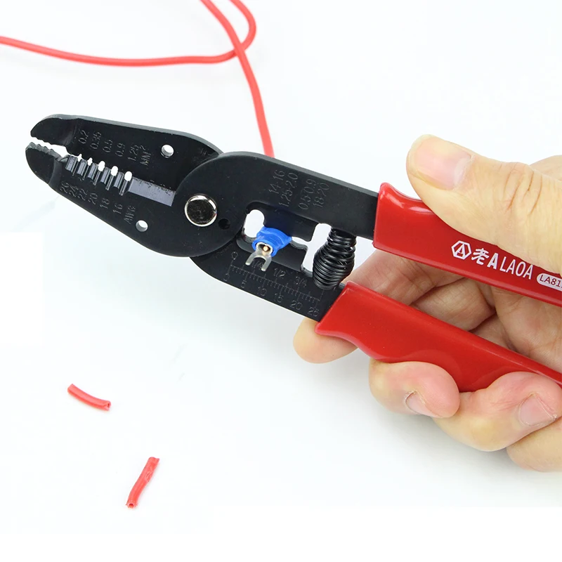 LAOA Multi-funzione 7 in 1 Wire Stripper ad alta resistenza SPHC Materiale Pinze di Piegatura di Marca Electric tool