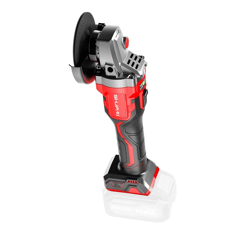 

Бесщеточная угловая шлифовальная машина 21 В 100/115/125 мм, профессиональный дизайн с системой защиты от перекручивания, голая машина