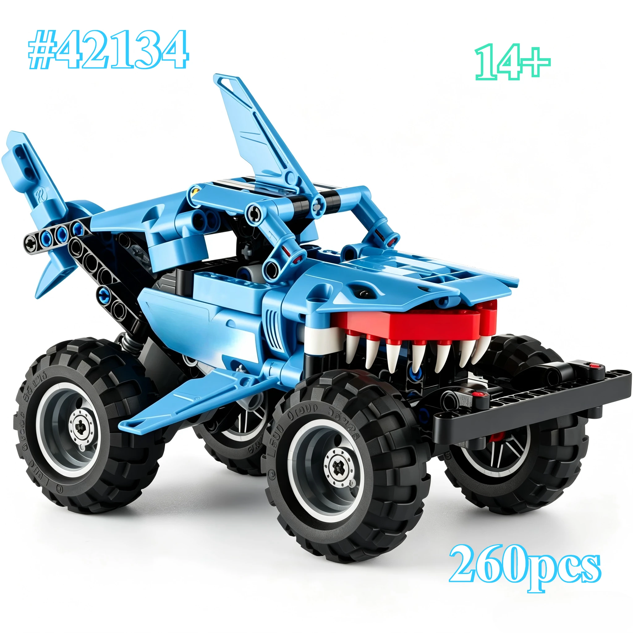 Giant Wheel Off-road Vehicle Model 42134 Building Blocks Sets Suitable for BirthdayGifts CompatiblewithLegoed Particles, 260pcs.