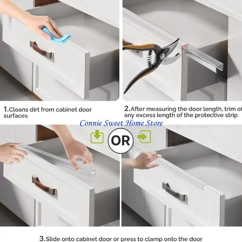 

LXAF Невидимый защитный угловой протектор 45 см, прозрачный ПВХ, режущий угловой защитник для краев шкафа, защита в домашней