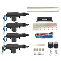 Car Door Remote Kit 12V 4 Door Car Power Door Lock /Unlock Remote Kit 2 Keyless Entry Auto Central Locking System Central Lock