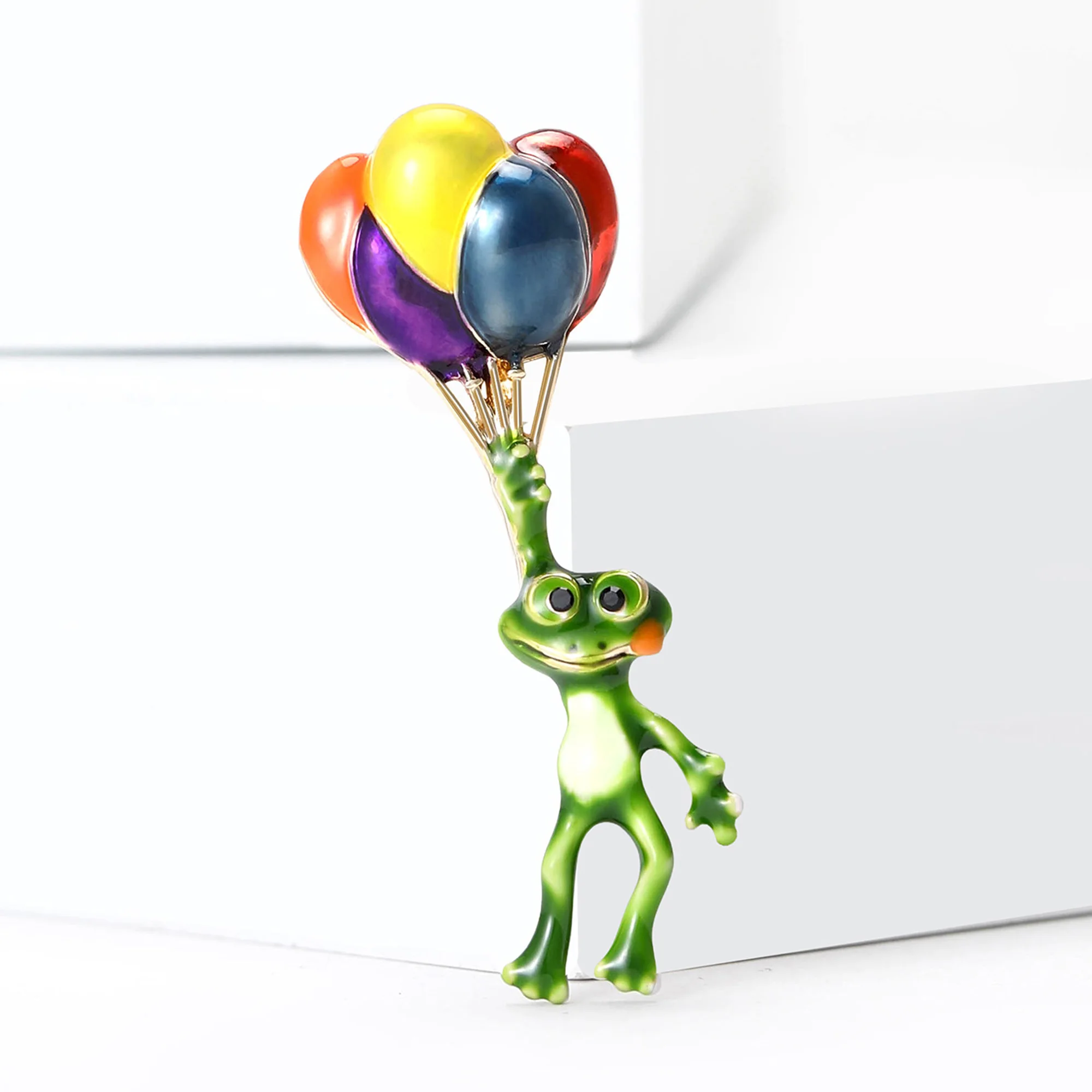 الكلاسيكية المينا الضفدع دبابيس للنساء للجنسين الحيوان دبابيس المفاتيح الحدث حفلة موضة جديدة هدايا مجوهرات اكسسوارات الديكور