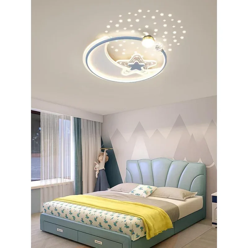 Children's Room Bedroom Light Led Eye Protection Ceiling Light Warm Starry Sky Boys and Girls Room Light