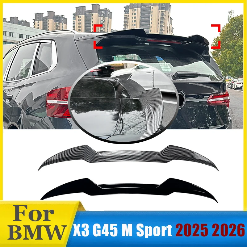 

For 2025-2026 BMW X3 G45 M Sport Car Rear Spoiler Tail Wing Extension Body Kits Rear Trunk Lip Trim Body Kits Auto Parts
