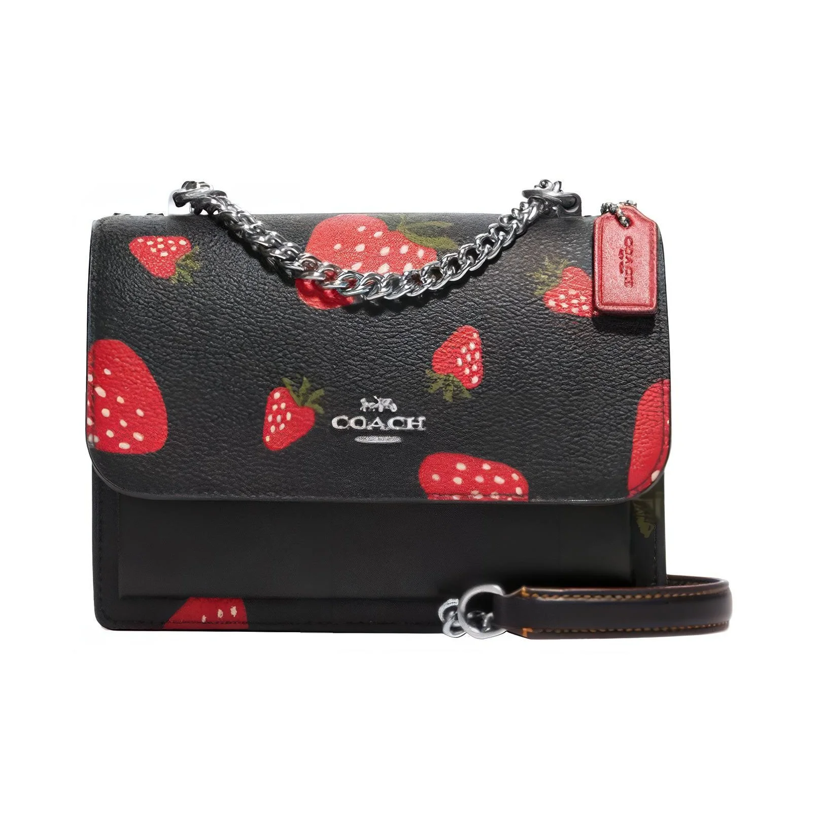 COACH Klare Leather Trunk Bag, Shoulder Bag, Crossbody Bag Mini Women's Black CH353-SVA47