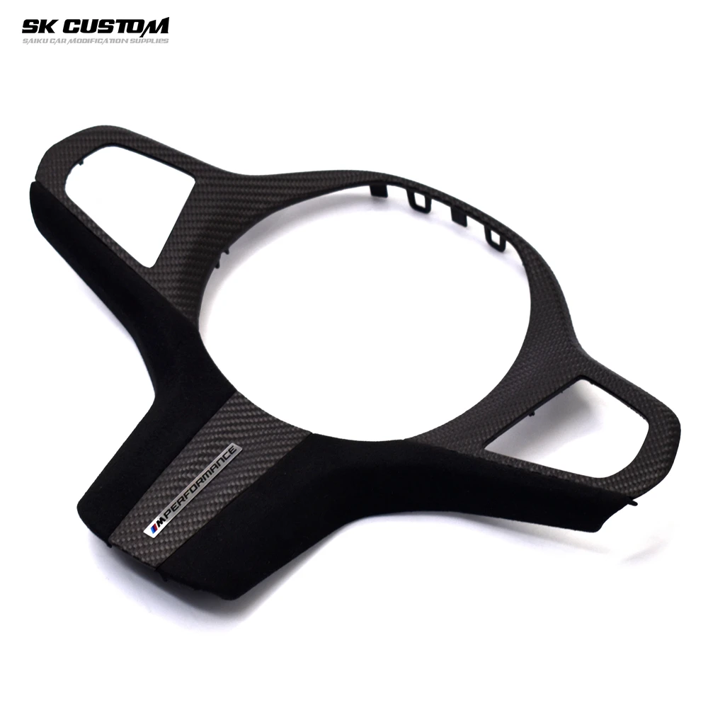 

For BMW 3 Series G20 G30 X3 Car Modified Carbon Fiber Steering Wheel Panel Trim Cover