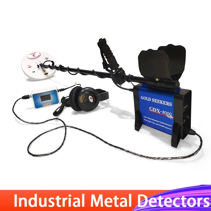 Factory Direct Selling Professional GDX8000 Gold Metal Detector Super High Sensitivity Pulse Induction Treasure Hunter