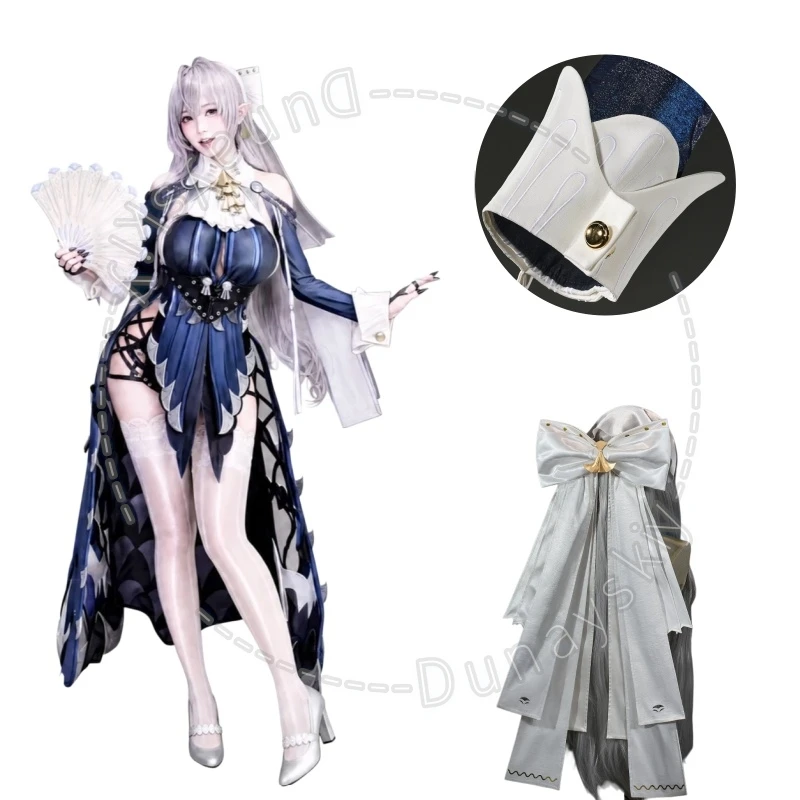 

Game Zenless Zone Zero Velina Airgid off-shoulder Sexy Halloween Cosplay Anime Y2K Punk Dress Lingerie Jirai Kei Cartoon Uniform