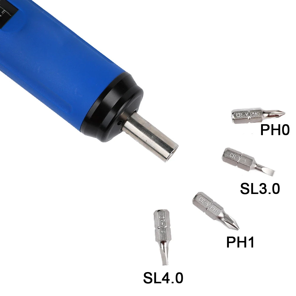 

Отвертка с ограничителем крутящего момента, нейлоновой ручкой и четырьмя насадками для равномерного затягивания в диапазонах A, B, C и D.