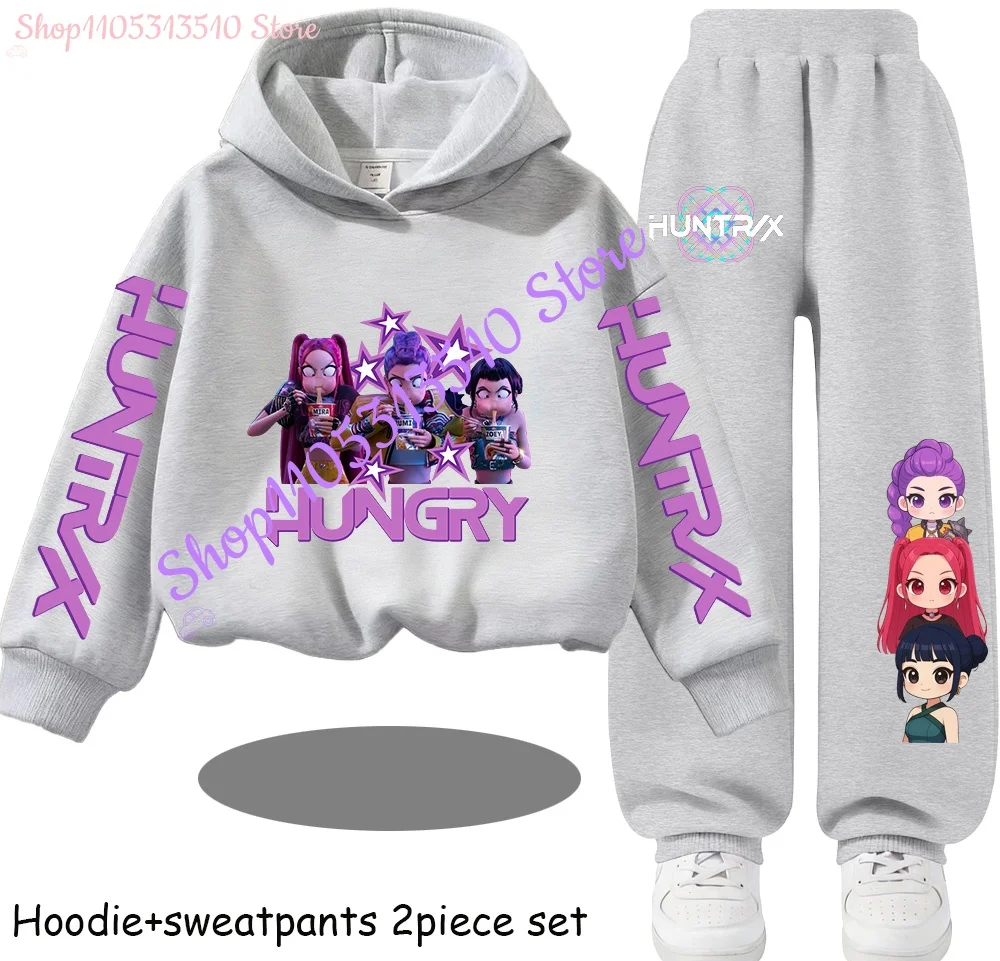 Girls Huntrx Hoodie Set 6