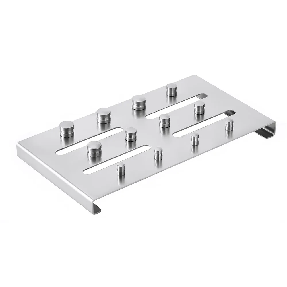 1 قطعة AZDENT الأسنان الفولاذ المقاوم للصدأ المطاط السد المشابك وضع المعدات العناية بالفم التصالحية حامل صينية أدوات المختبر طب الأسنان #5