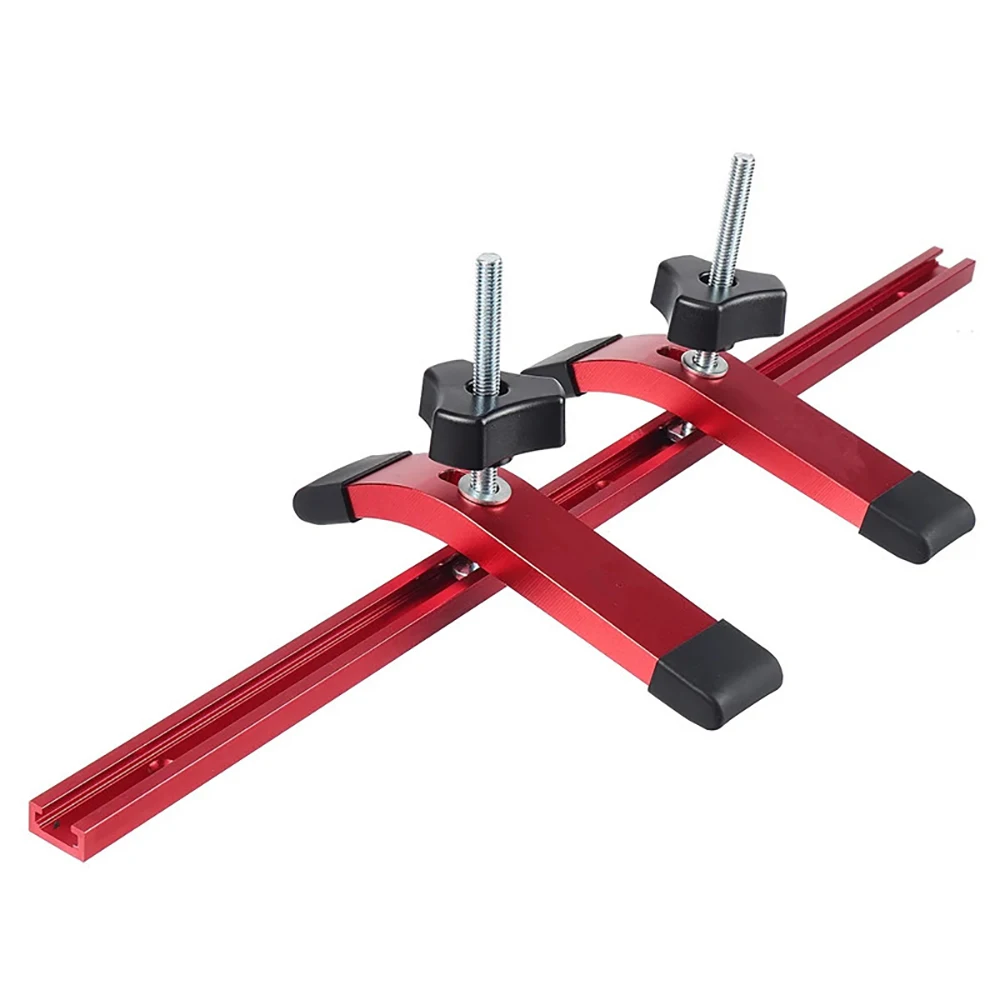 2 Stück schnell wirkende T-Track-Nieder halte klemme verbesserte Holz bearbeitungs klemmen aus Aluminium legierung für Fräser Bohrmaschinen CNC-Tisch kreissägen