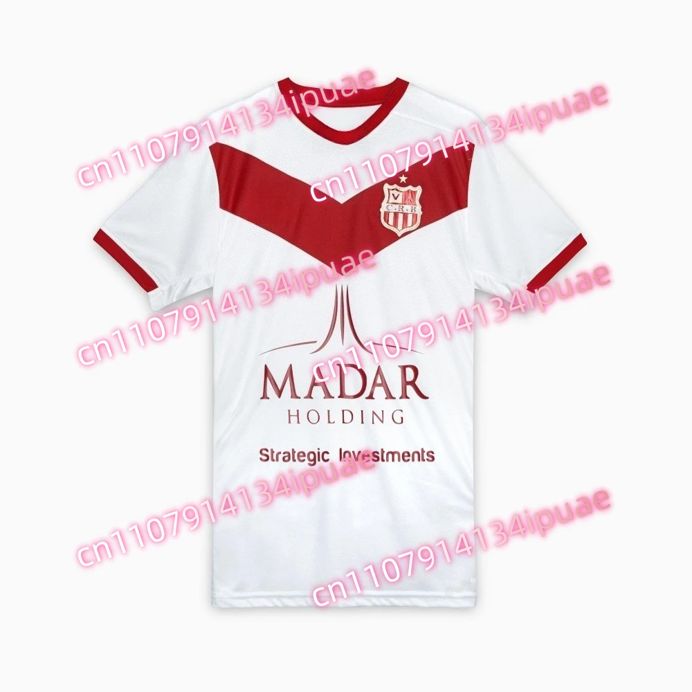 

25_26 CR Belouizdad Домашние и выездные майки, дышащие спортивные футболки для любителей футбола, подходят для взрослых и детей