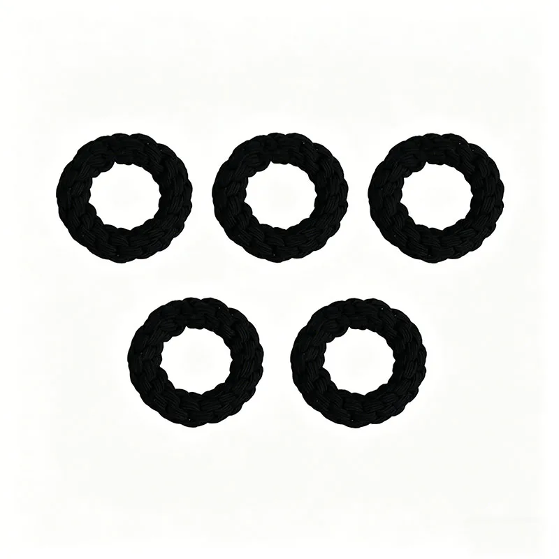 5 Stück/Set Hochwertige, dicke, elastische Haarbänder für Frauen und Mädchen, süße Haargummis, Scrunchies, Haarseile, Haar-Accessoires – Detail 7