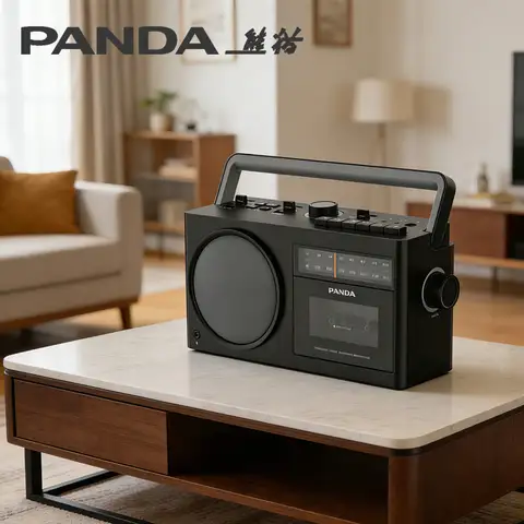CW10 Portable Bluetooth Cassette Recorder FM AM Radio USB Tape Player Rechargeable Vintage Audio Boombox 6h Long Battery Life