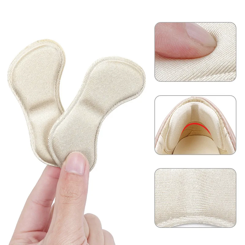 5Pairs Heel Insoles Patch Pain Relief Anti-wear Cushion Pads Feet Care Heel Protector Adhesive Back Sticker Shoes Insert Insole