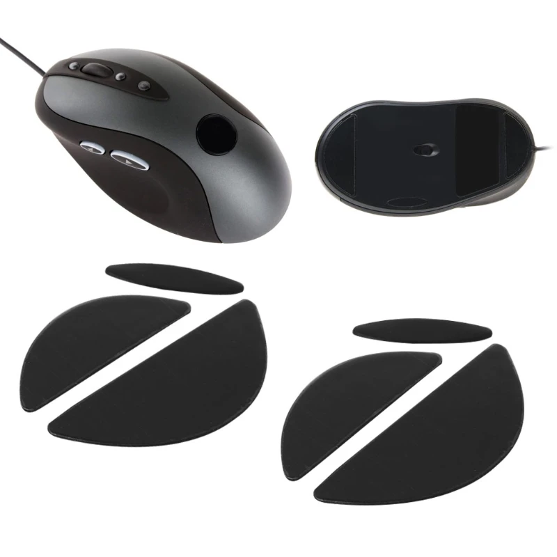 Mouse Skates Pads 2Set Afgeronde Gebogen Randen Muis Voeten Vervanging voor MX518 G400S Muis