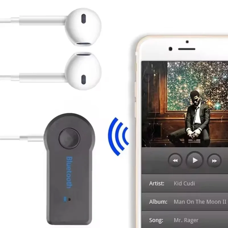3 in 1 Wireless Bluetooth 5.0 Receiver Transmitter Adapter USB Adapter Audio Receiver Bluetooth Car Charger Car Aux for E91 E92 view 4