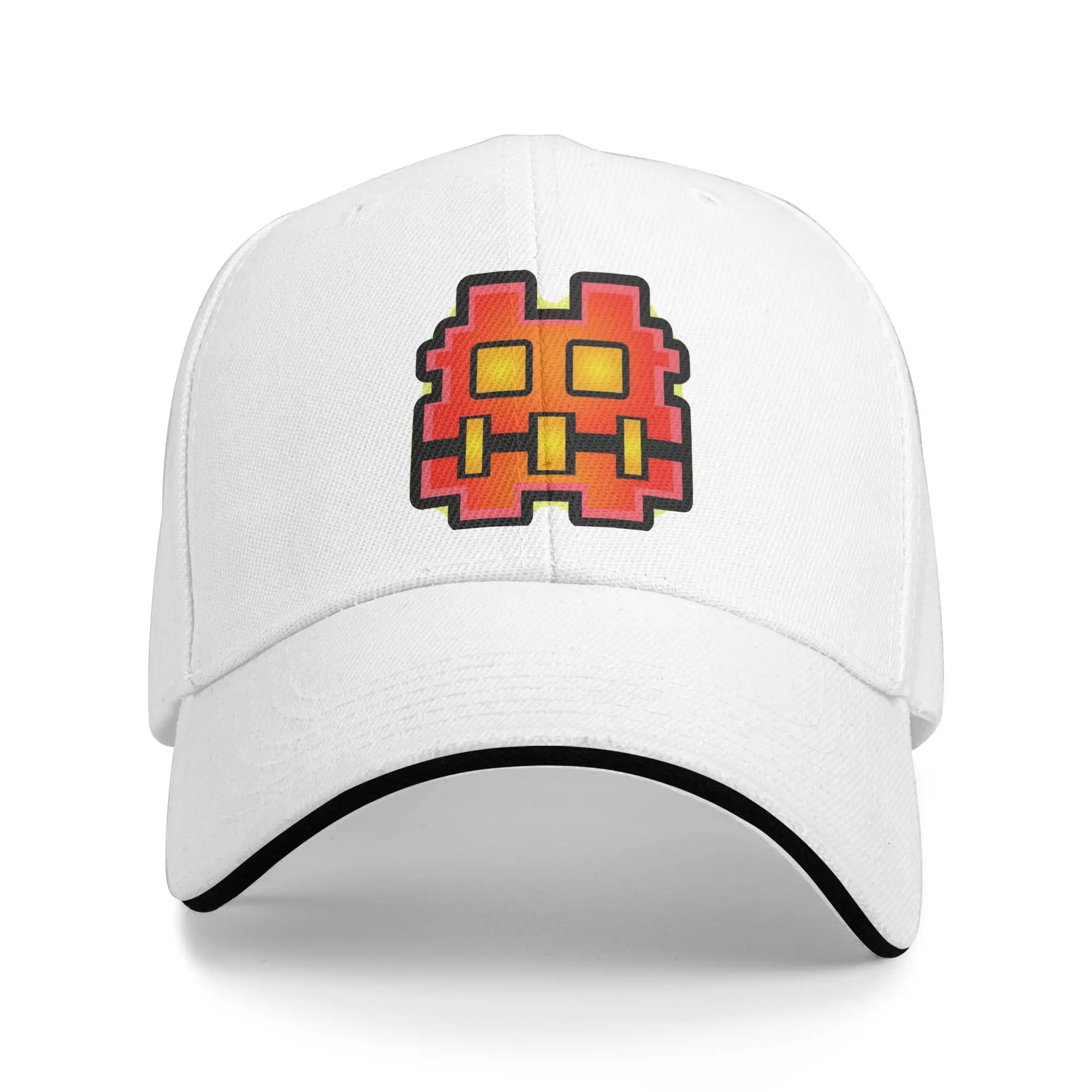 Geometry Cube Gaming Baseball Cap Hip Hop Dash Cube Game Sandwich Cap Unisex Polyester Hats Cap Travel Gift