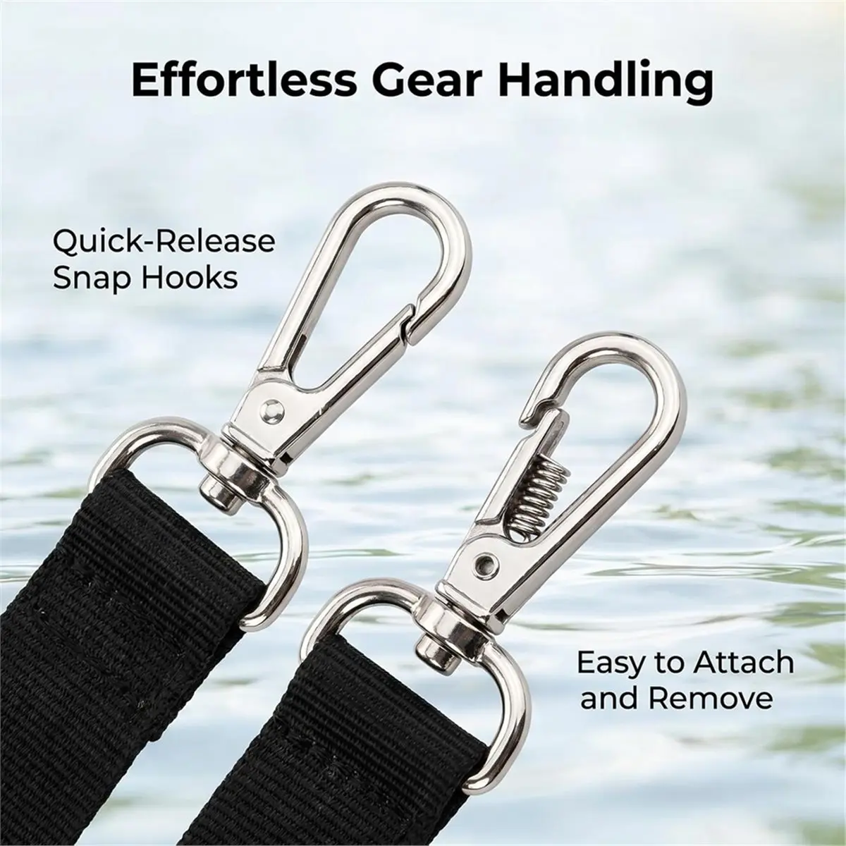 POPULAR-4 PCS Adjustable Bimini Top Straps, Marine Grade Straps, Boat Canopy Accessories for Pontoon and Fishing Boats