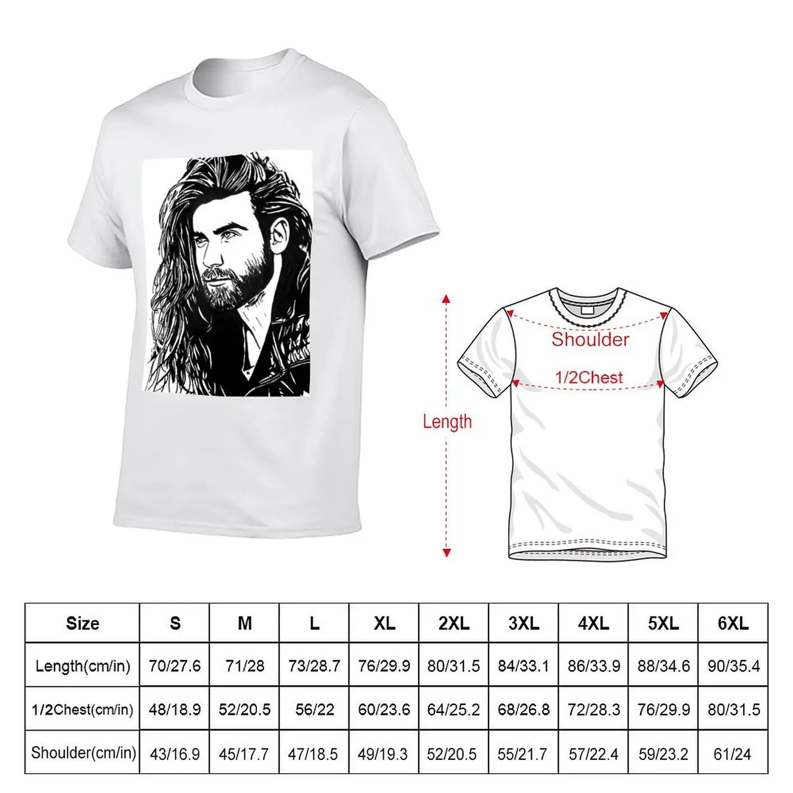 brock o`hurn T-Shirt summer tops kawaii clothes mens white t shirts