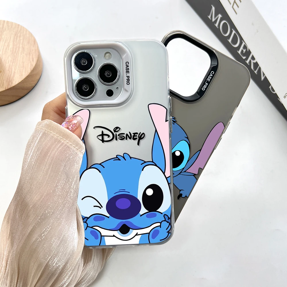 Sevimli dikiş telefon kılıfı için IPhone 13 12 11 15 14 Pro Max artı Lens yaratıcı sınır gümüş kaplama içinde sert TPU kapak