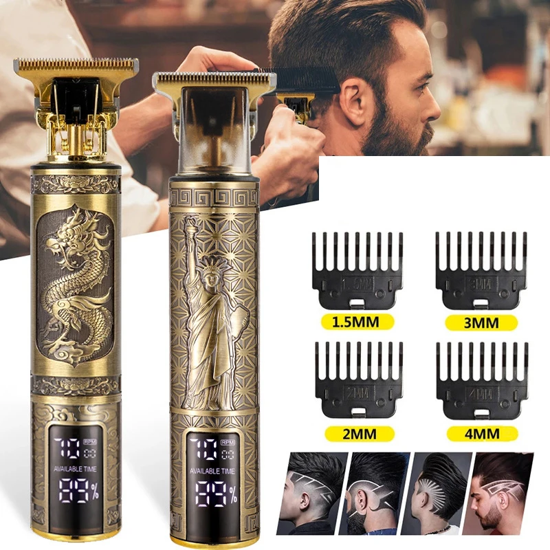 T9 Electric Hair Cutting Machine Hair Clipper Professional Men Shaver Rechargeable Barber Trimmer for Men