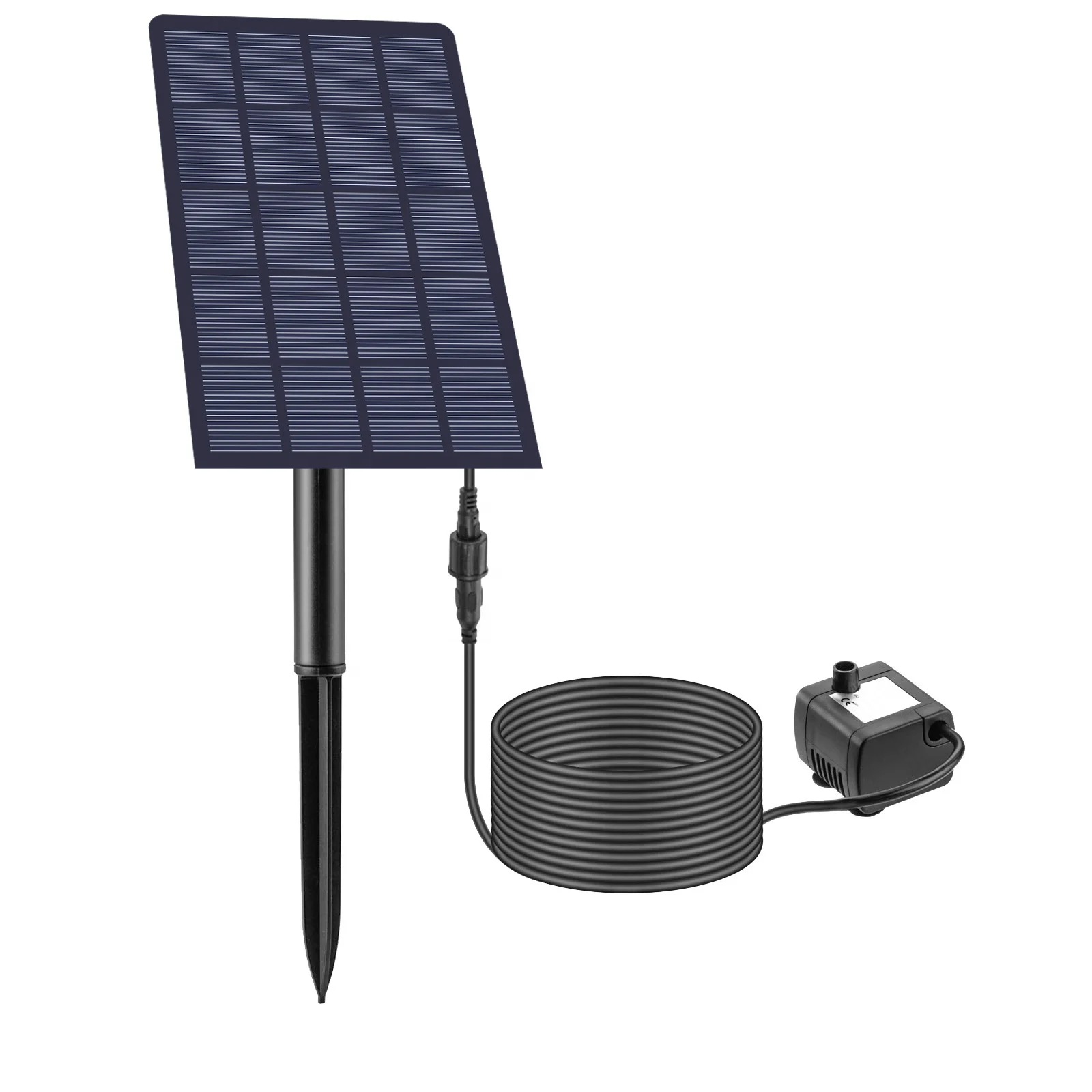High-Quality Solar Water Fountain Pump DIY Kit For Garden Decor Outdoor Water Feature With USB Panel And Adapter Easy Install