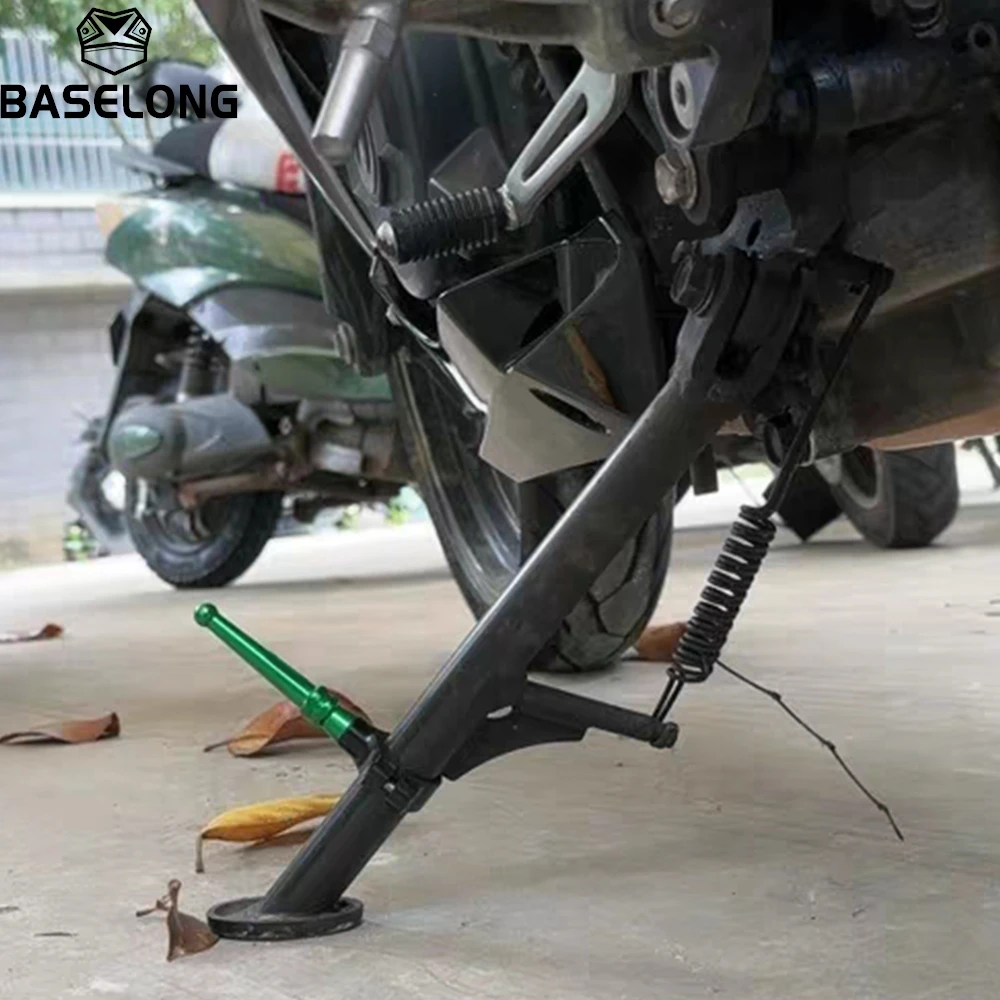 

Motorcycle Side Stand Extension Kits For Kawasaki Ninja400 Z400 2020-2026 Kickstand Nose Foot Pedal Assistant Tool Support Parts