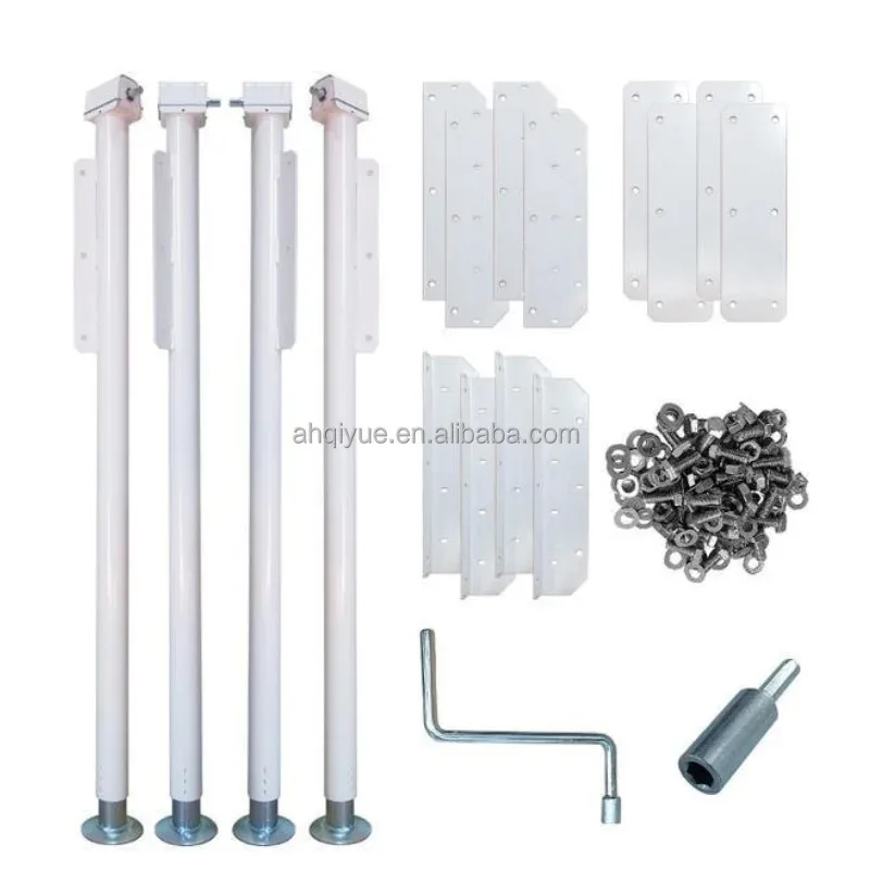 

Caravan Accessories Black or White Camper Jack Rv Manual Jack Truck Trailer Travel Jack for Motorhome Rv Body Parts