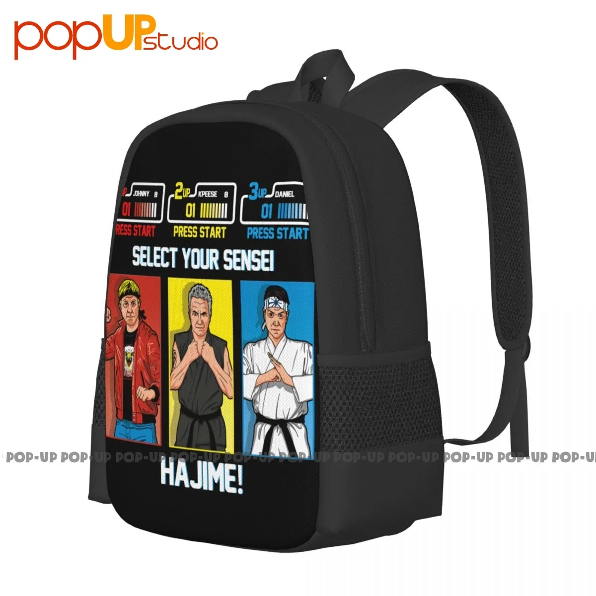 Cobra Kai Karate Kid Select Your Sensei Kreese Johnny Daniel Backpack Large Capacity Travel 3d Printing