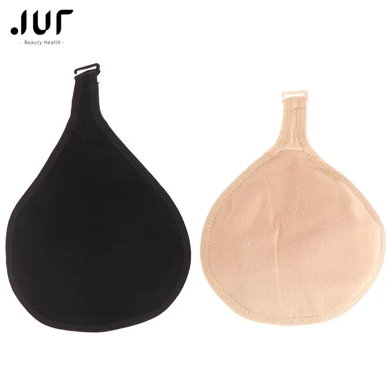 Silicone Breast Forms Protective Cover Cotton Protect Pocket XL for Mastectomy Prosthesis Women Artificial Triangle Fake Boobs