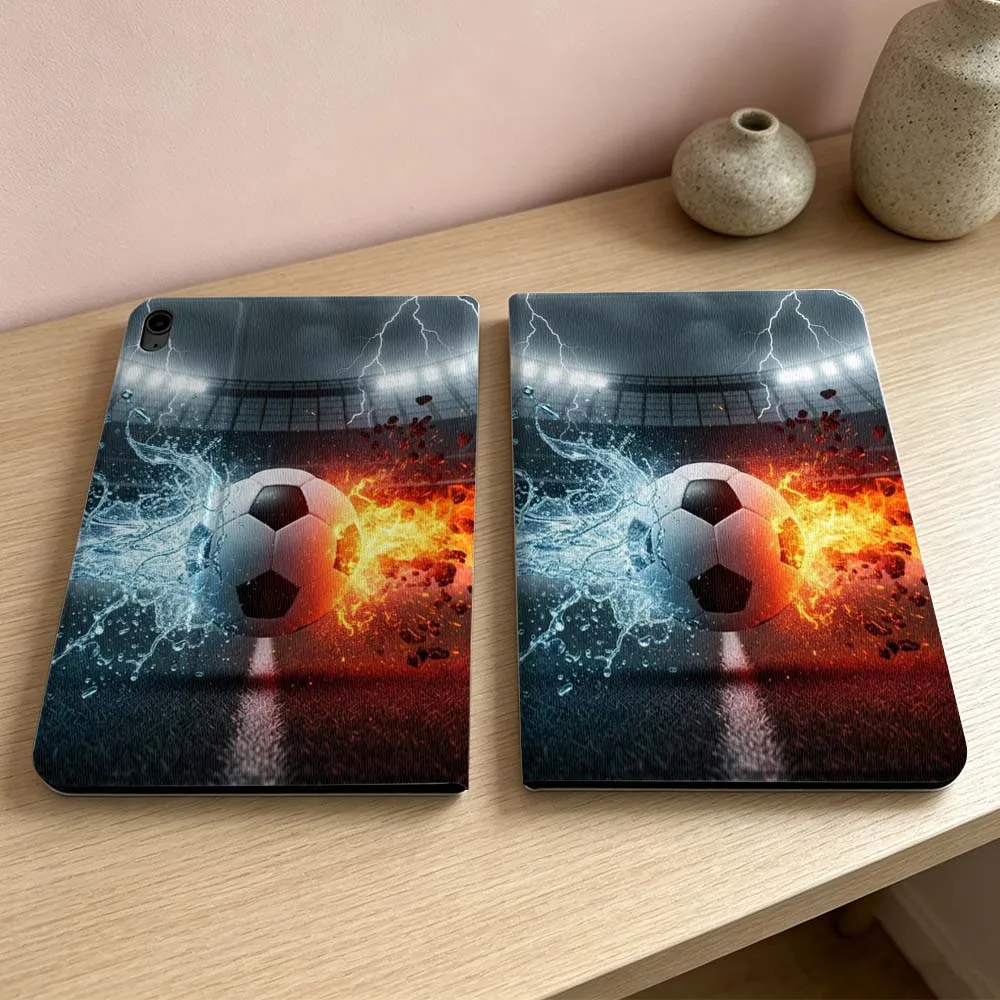 

Luxury Design Football Soft For iPad Pro Air mini 7 6 5 4 3 2 1 9gen 8gen M5 M4 11th 10th A17 Pro A16 Inch Tablet Case