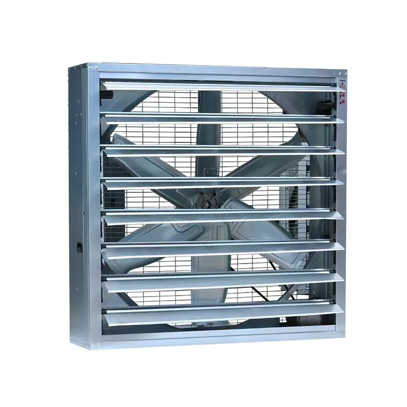 Wall Mount Large Air Flow Industrial Exhaust Fan for Poultry Greenhouse Dairy Ventilation Axial Fan