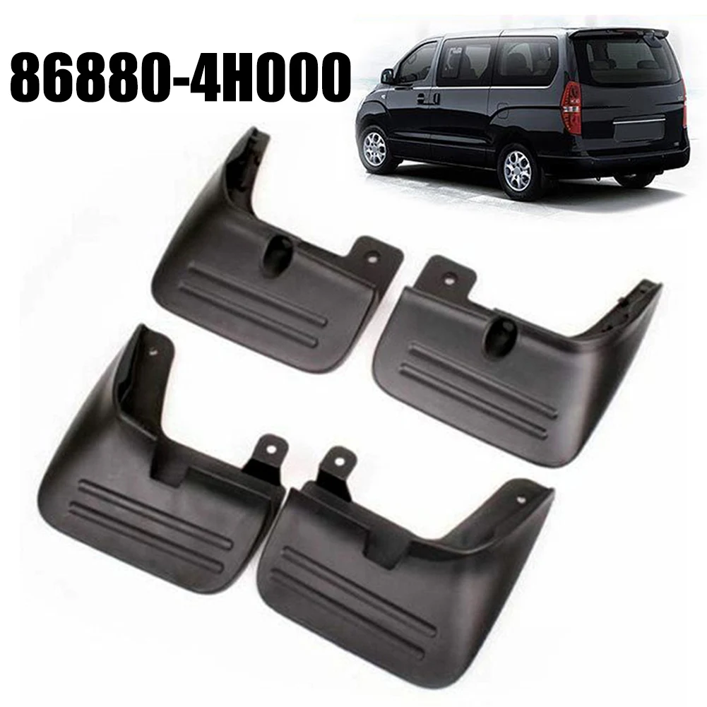 4xCar Exterior Front Rear Left Right Mud Guard Splash Flaps For -Hyundai I800 IMax H1 / Grand Starex 2007+ 86880-4H000 Mudguards