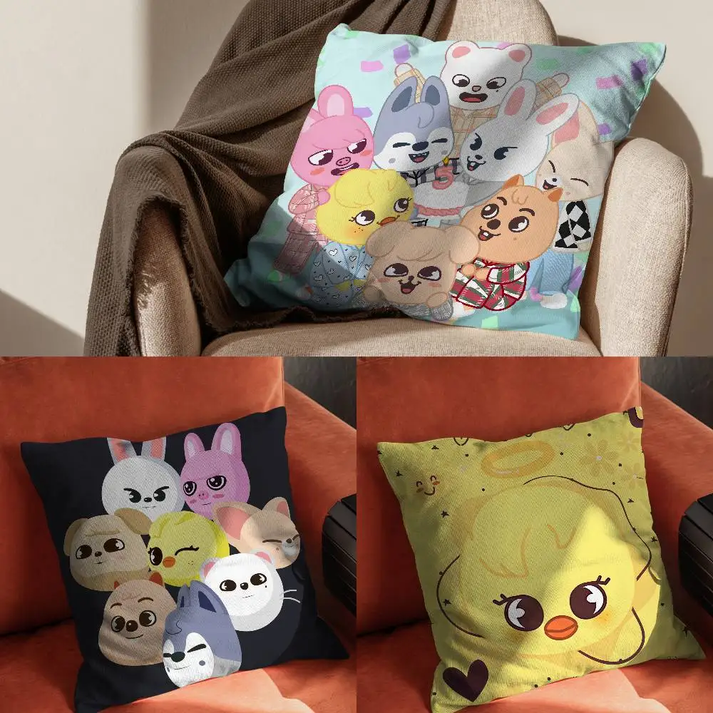 

Cartoon K-Kids Pillow Case Pillowcase For Car Pillows 60x60 Cushions Luxury Double Sided Cover Home And Decoration Sofa 30x30