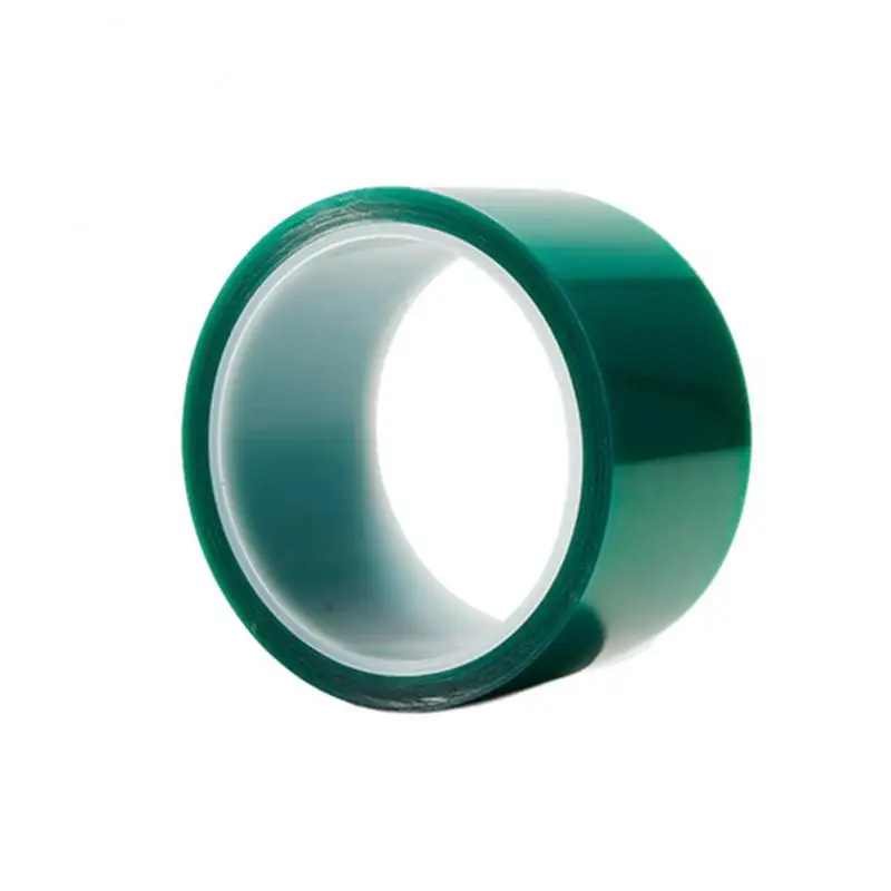 PET Film Tape Heat Resistant High Temperature Masking Shielding Green-Tape For PCB Solder SMT Plating Insulation Protection