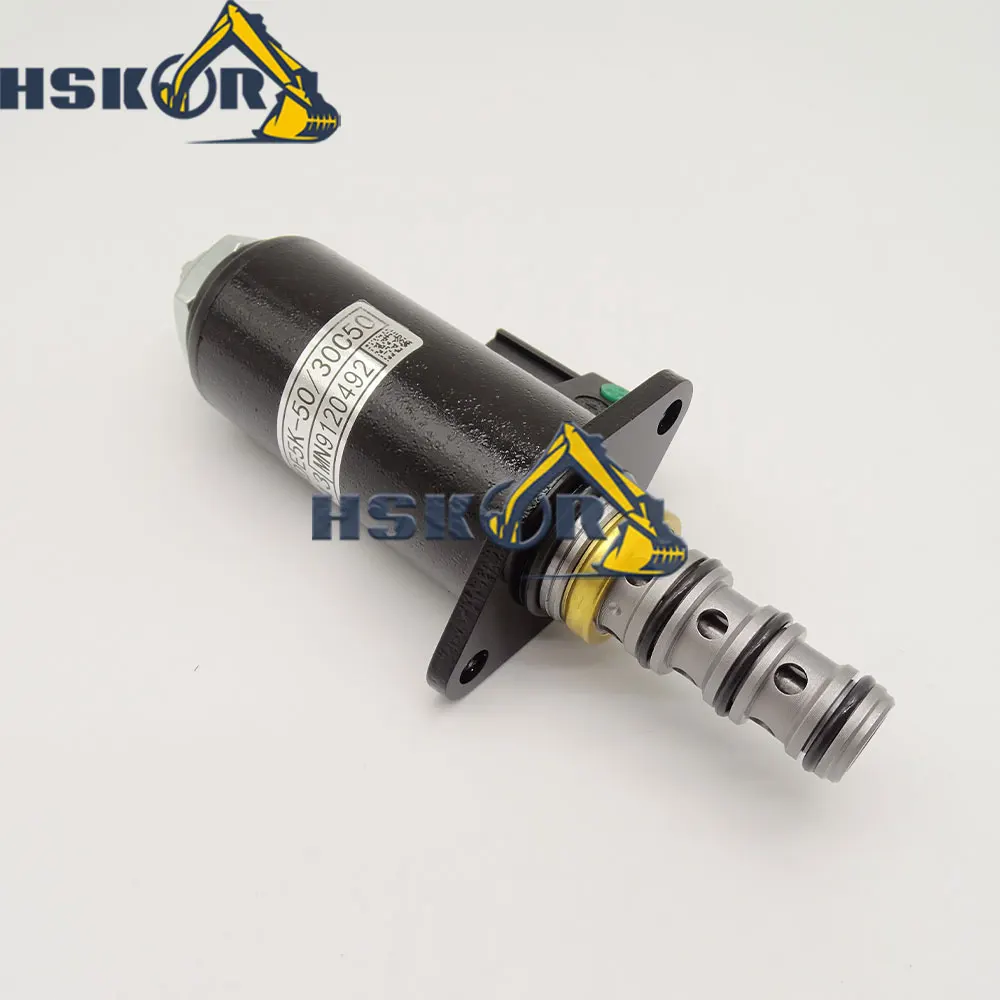 อุปกรณ์ขุด KWE5K-20-G12D13-KY-T KWE5K-20-G12D13 KDRDE5K-50/30C50 โซลินอยด์วาล์ว