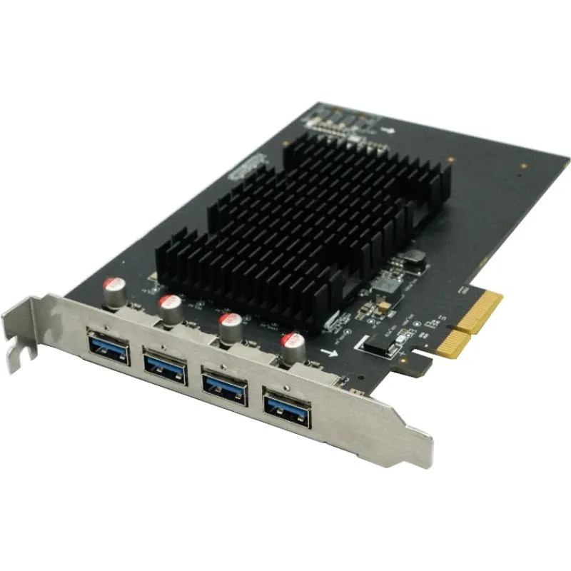 2025 MV-GU2004 Four-port USB3.0 Expansion Frame Grabber Capture Card for Machine Vision