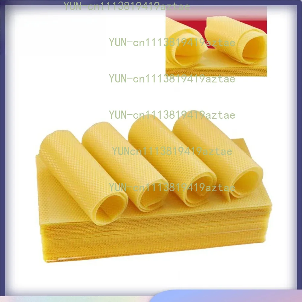 30 Pc Bee Nest Foundation Beekeeping Supplies 41.5x19.5x0.3cm Golden Bee Wax Beeswax Sheet