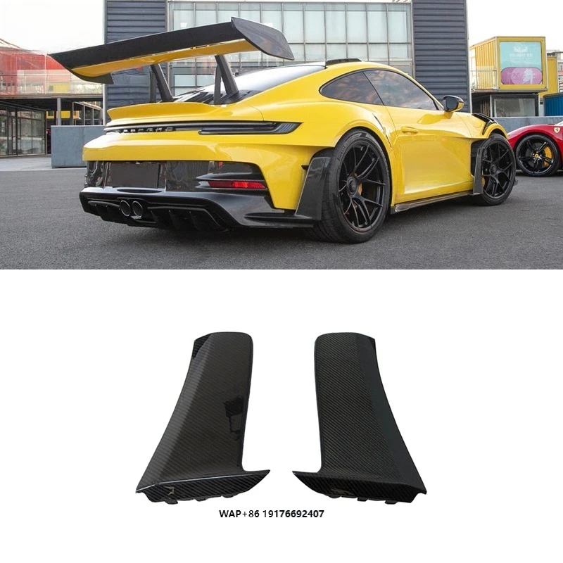 

Задний спойлер (воздухозаборник) в стиле OEM из сухого карбона, комплект обвеса, автомобильные аксессуары для 911 992 GT3